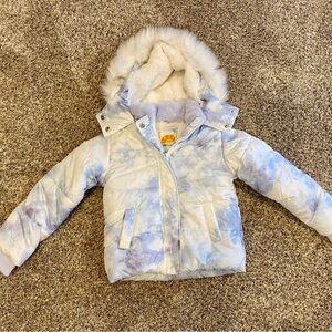 Size 5 Winter Jacket with Fur Hood